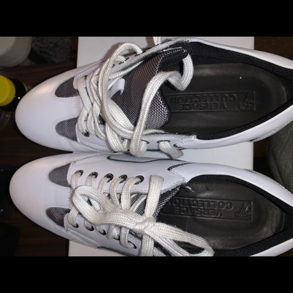 Versace Collection White Shoes